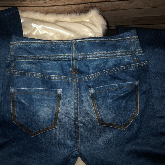 NWT West Loop Faux Denim Leggings - Picture 2 of 4